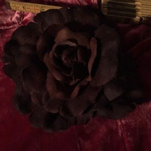7” Silk Brown Flower